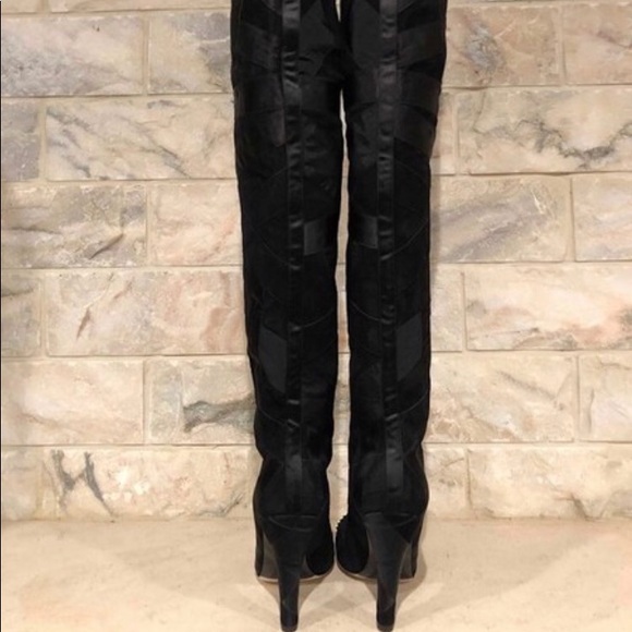 Chanel over the knee boots - Picture 7 of 8